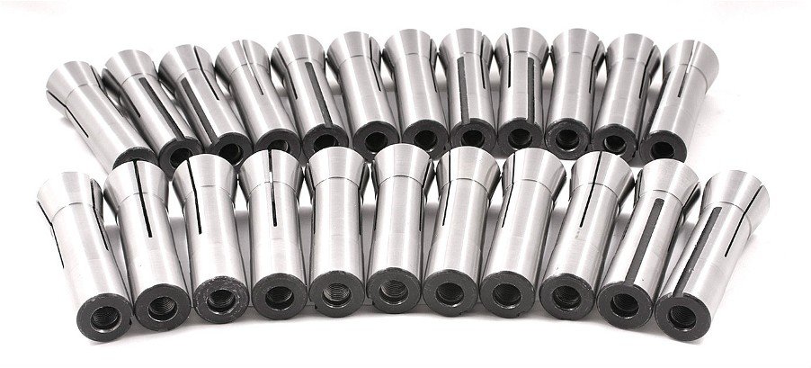 1/16-3/4" BY 32NDS 23 PIECE R8 COLLET SET (3900-0009) - Image 3