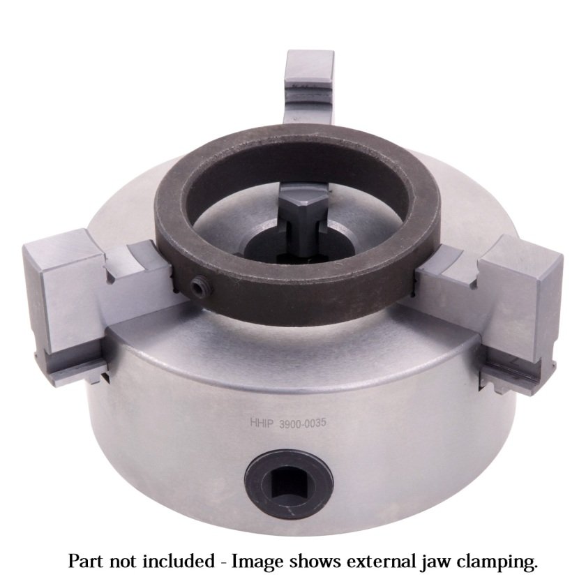 6" 3-JAW PLAIN BACK LATHE CHUCK (3900-0035) - Image 9