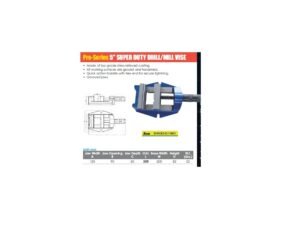 5" SUPER DUTY MILL/DRILL VISE (3900-0180)