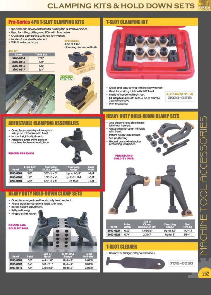 1/2-13 X 4" ADJUSTABLE CLAMPING ASSEMBLY (3900-0302) - Image 8