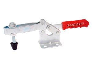 HORIZONTAL LONG SOLID BAR FLANGED BASE TOGGLE CLAMP 880 LBS CAPACITY (3900-0372)