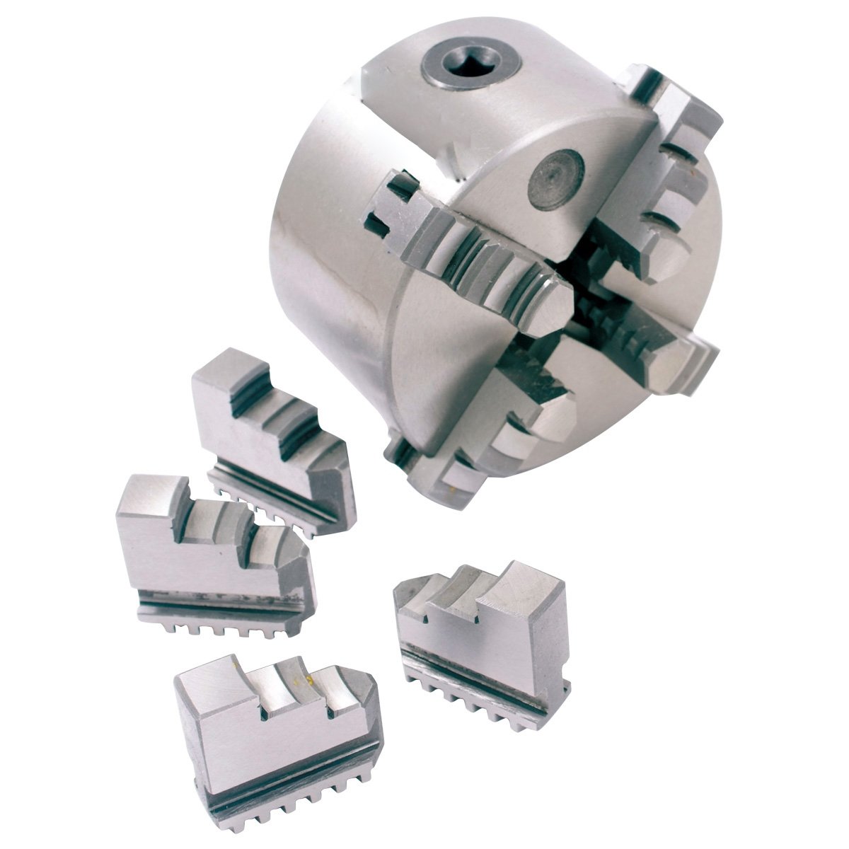 6" 4-JAW PLAIN BACK SELF-CENTERING LATHE CHUCK (3900-0426)