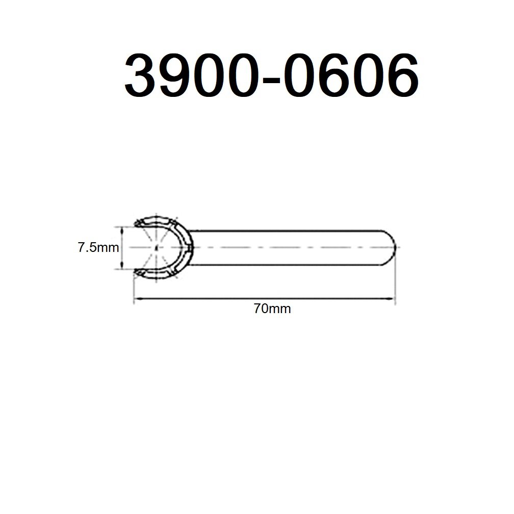 7.5MM ER-8 CASTLE WRENCH FOR MINI ER CHUCK NUT (3900-0606) - Image 5