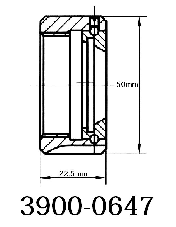 M40 X 1.5 KM BEARING TYPE ER-32 COLLET CHUCK NUT (3900-0647) - Image 3