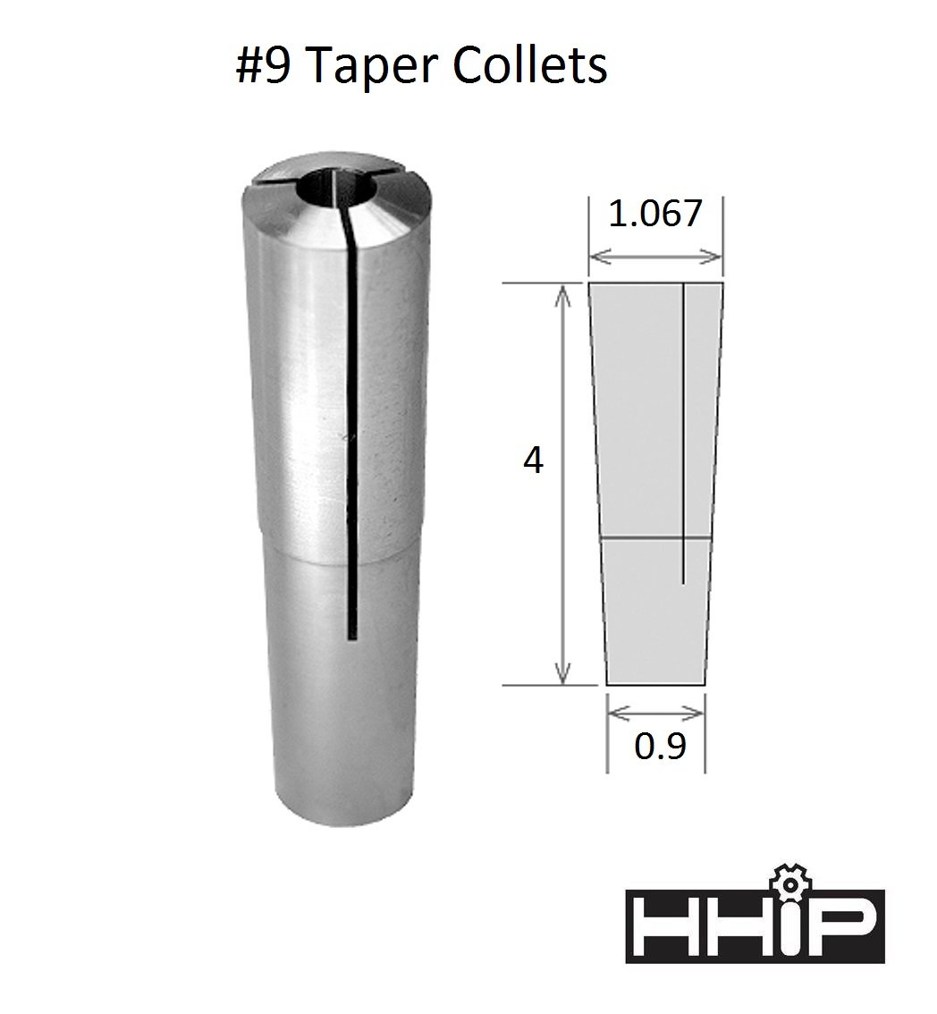 5/8" BROWN & SHARPE #9 TAPER ROUND COLLET (3900-0997)