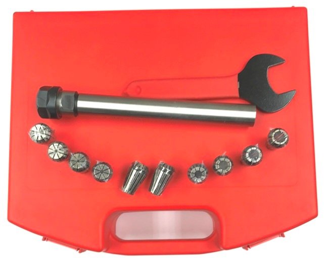 ER-16 3/4 X4" STRAIGHT SHANK SPRING COLLET CHUCK SET (3900-1672)