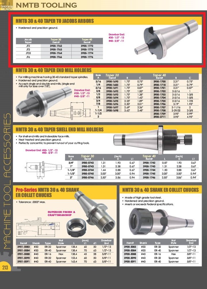 NMTB #30 TAPER TO JACOBS JT33 ARBOR (3900-1764) - Image 10