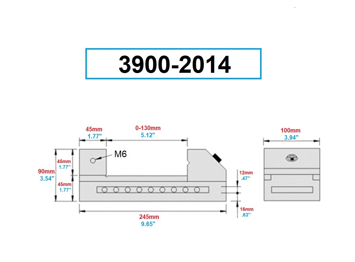 4" ULTRA PRECISION TOOLMAKER'S VISE (3900-2014) - Image 3
