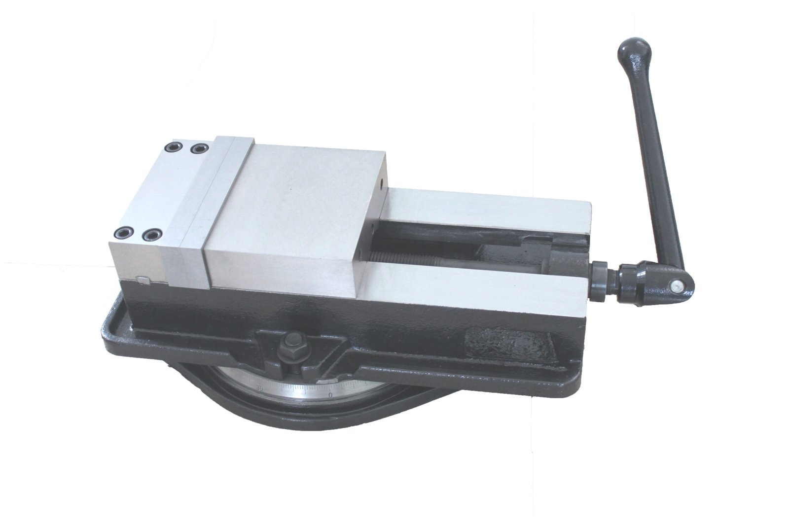 PRO-SERIES ANGLE-TIGHT POSITIVE-LOCK 8" MILLING VISE ON SWIVEL BASE (3900-2106)