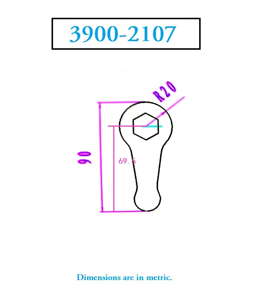 3/4 HEX QUICKIE SINGLE VISE SPEED HANDLE (3900-2107) - Image 4