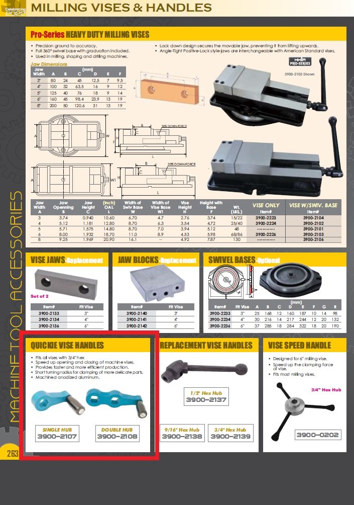 3/4 HEX QUICKIE DOUBLE VISE SPEED HANDLE (3900-2108) - Image 3
