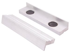3" ALUMINUM SOFT VISE JAWS WITH MAGNET (3900-2143)