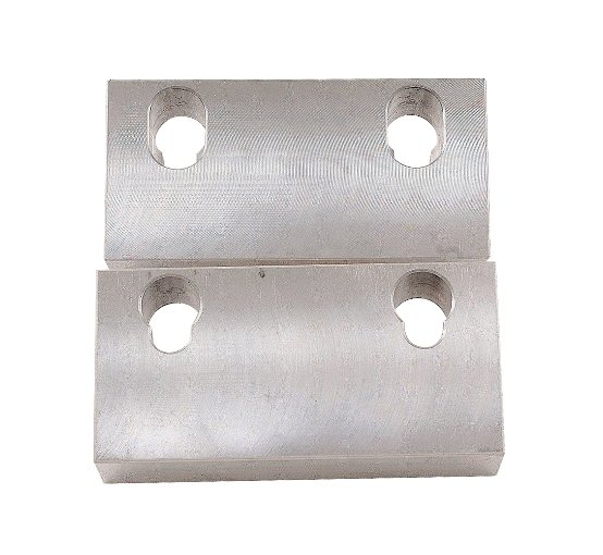 6(L) X 2(H) X 1(W) QUICK-LOK ALUMINUM VISE JAWS (3900-2193)