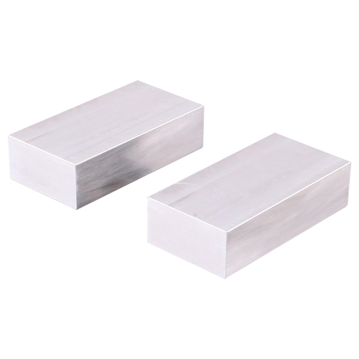 ALUMINUM SOFT JAWS FOR 5-AXIS SELF-CENTER VISE WITH 2.95" JAW WIDTH (3900-2240)