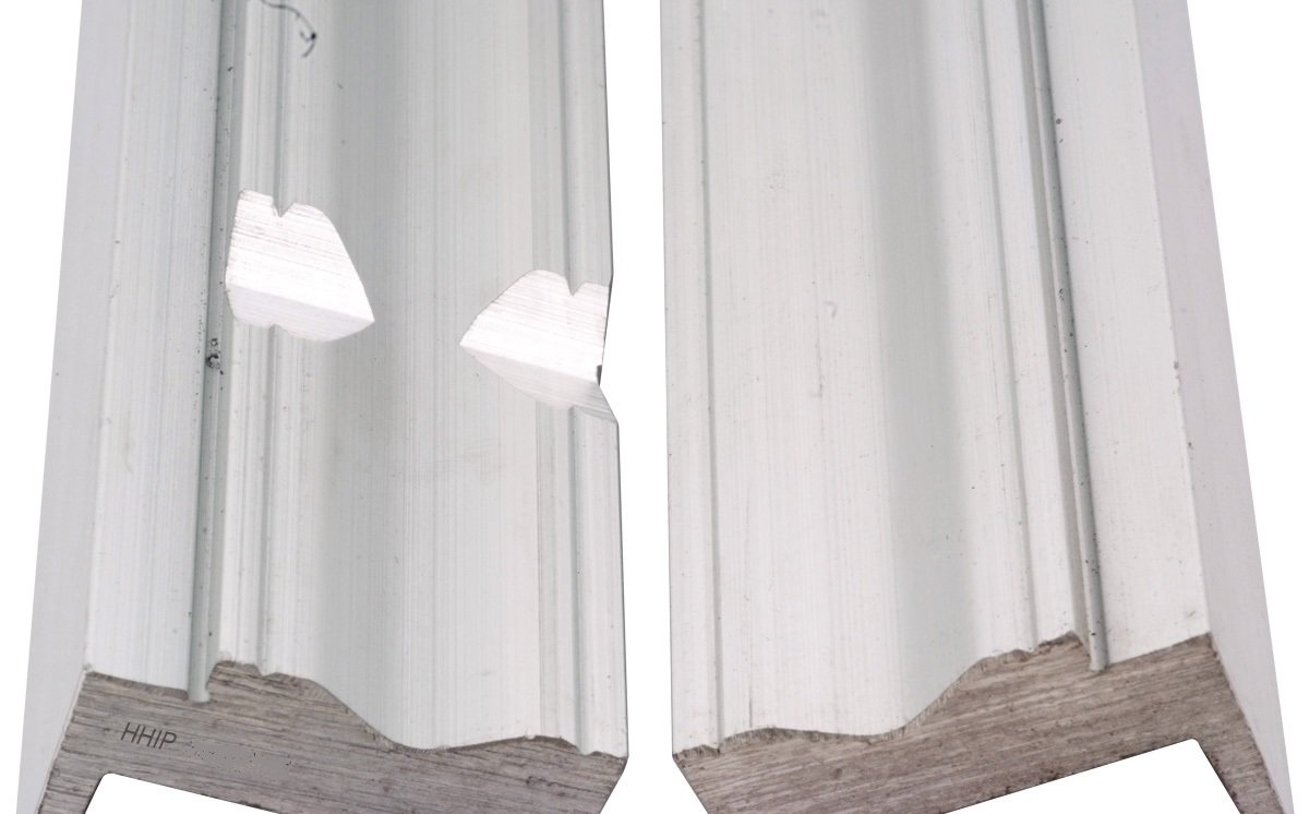 5 X 1-1/8" ALUMINUM SOFT PRISM-FACE VISE JAWS WITH MAGNET (3900-2265) - Image 3