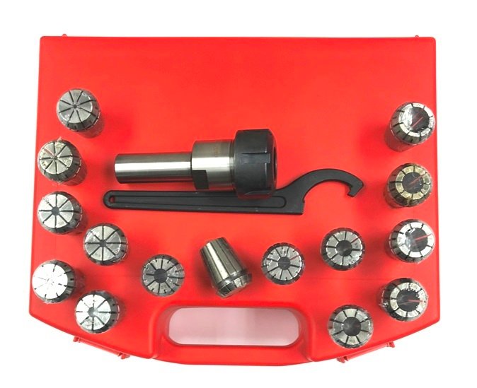 ER-25 3/4 X 2 1/2" STRAIGHT SHANK SPRING COLLET CHUCK SET (3900-2573)