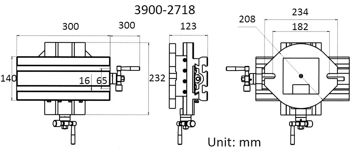 5-1/2 X 12" COMPOUND SLIDE TABLE (3900-2718) - Image 3