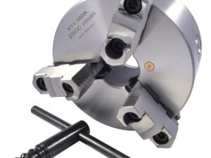 6" 3-JAW TOP REVERSIBLE SELF CENTERING PLAIN BACK LATHE CHUCK (3900-3401)