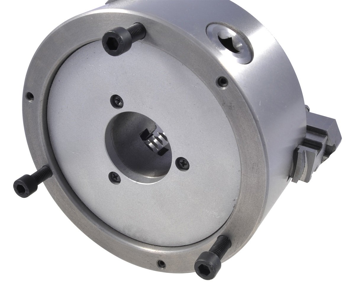 12" 3-JAW TOP REVERSIBLE SELF CENTERING PLAIN BACK LATHE CHUCK (3900-3412) - Image 2