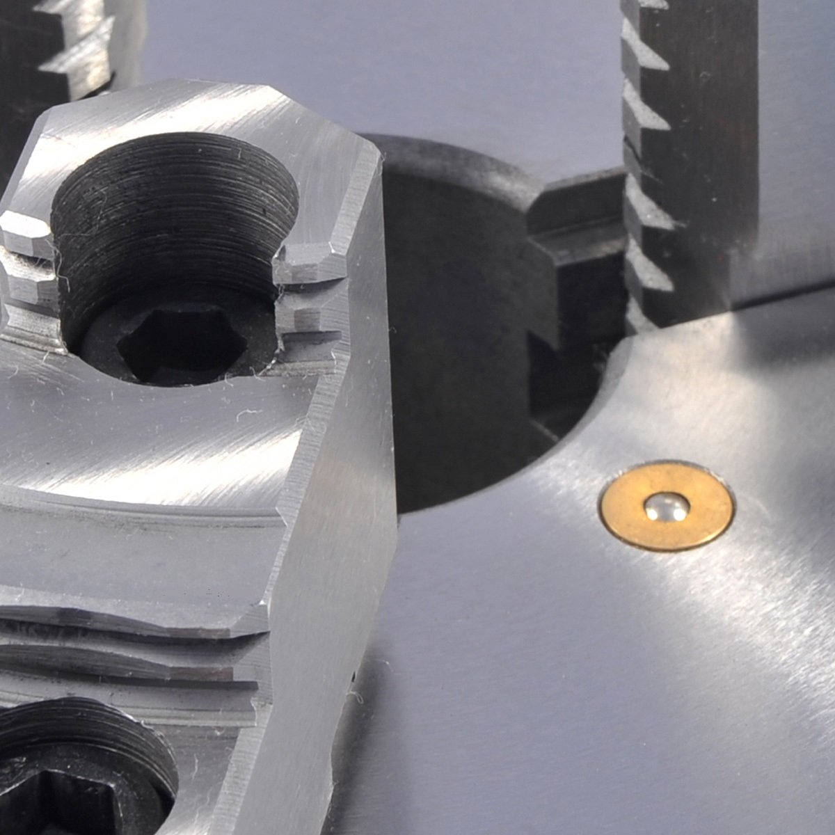 12" 3-JAW TOP REVERSIBLE SELF CENTERING PLAIN BACK LATHE CHUCK (3900-3412) - Image 6