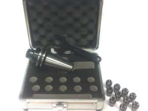 ER-16 CAT 40 V-FLANGE SPRING COLLET CHUCK SET (3900-4016)