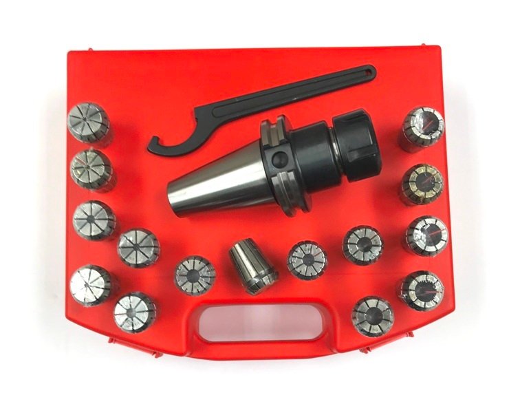 ER-25 CAT40 V-FLANGE SPRING COLLET CHUCK SET (3900-4023)