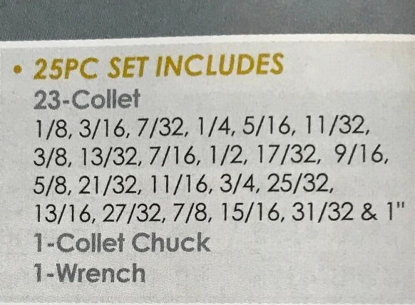 ER-40 CAT 40 V-FLANGE SPRING COLLET CHUCK SET (3900-4042) - Image 7