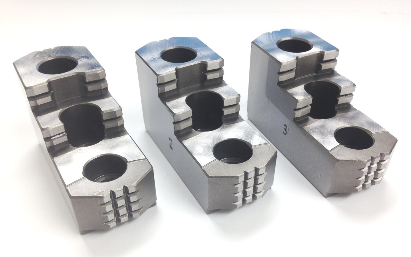 TAIKI 3 PIECE 8" 1.5MM X 60 DEGREE BEST-GRIP HARD JAW SET (3900-4673)