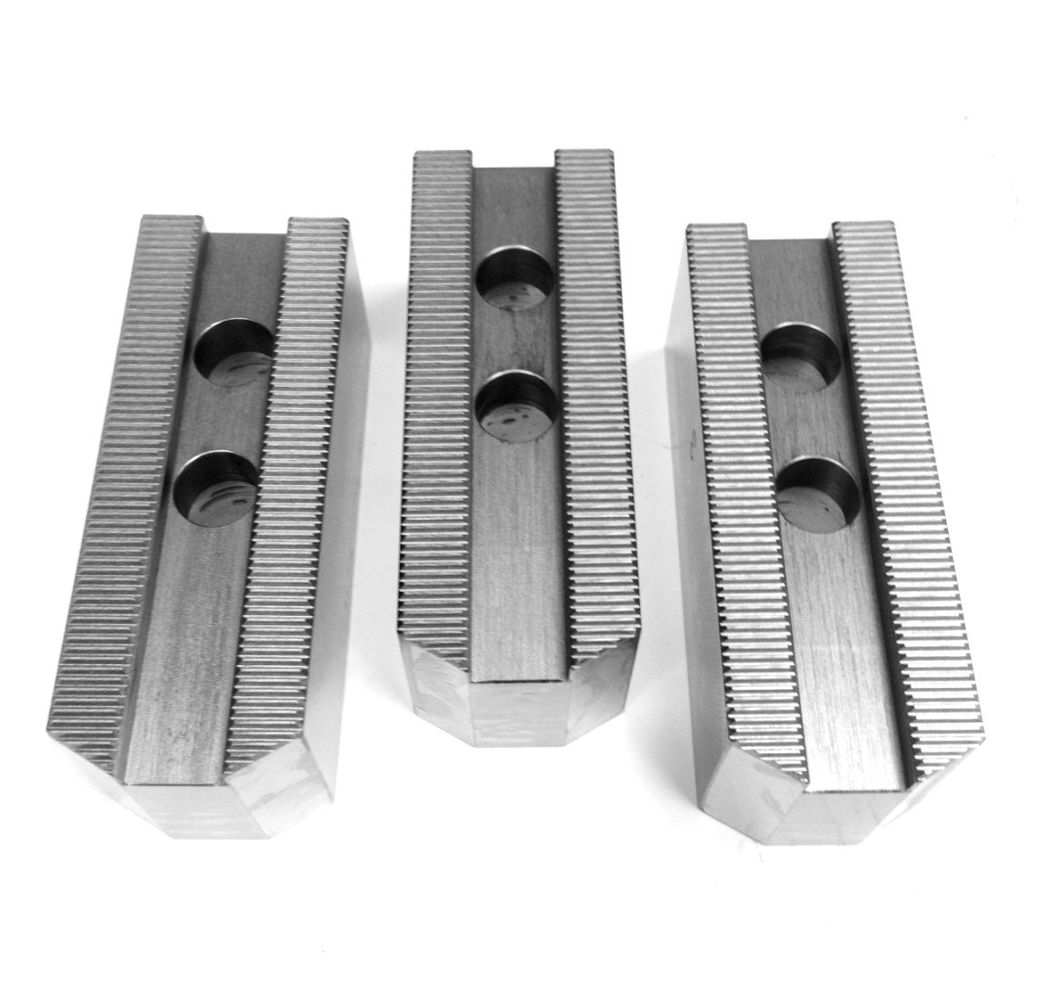 TAIKI 8" 3 PIECE 1/16 X 90 DEGREE STEEL SOFT JAW SET (3900-4644)