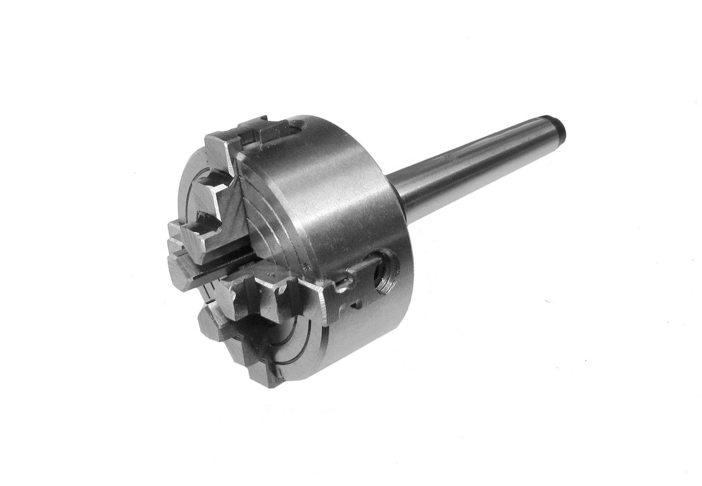 MT2 SHANK 3" 4-JAW SCROLL LATHE CHUCK (3900-4707)