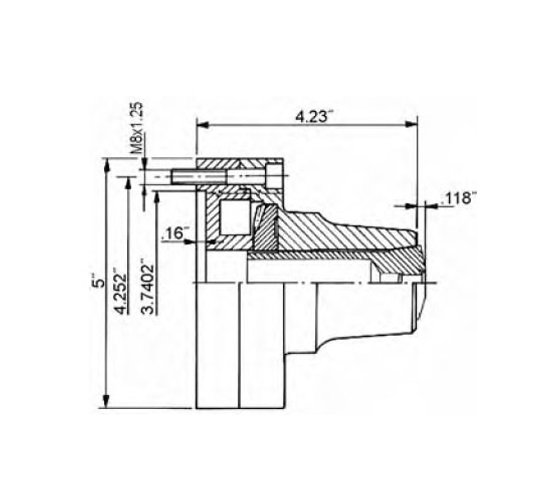 5C 5" D1-5 COLLET CHUCK (3900-4717) - Image 3
