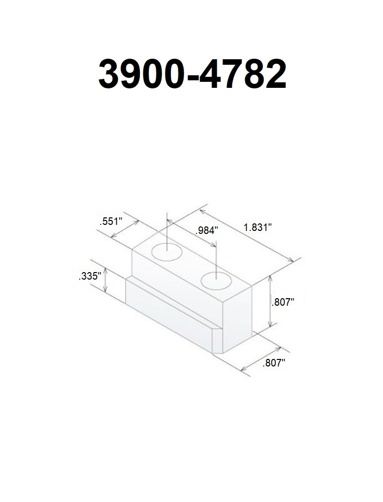 TAIKI 3 PIECE JAW T-NUT SET FOR 8 B-200 CHUCK (3900-4782) - Image 2