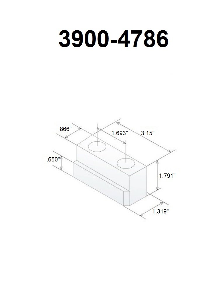 TAIKI 3 PIECE JAW T-NUT SET FOR 15 B-200 CHUCK (3900-4786) - Image 2