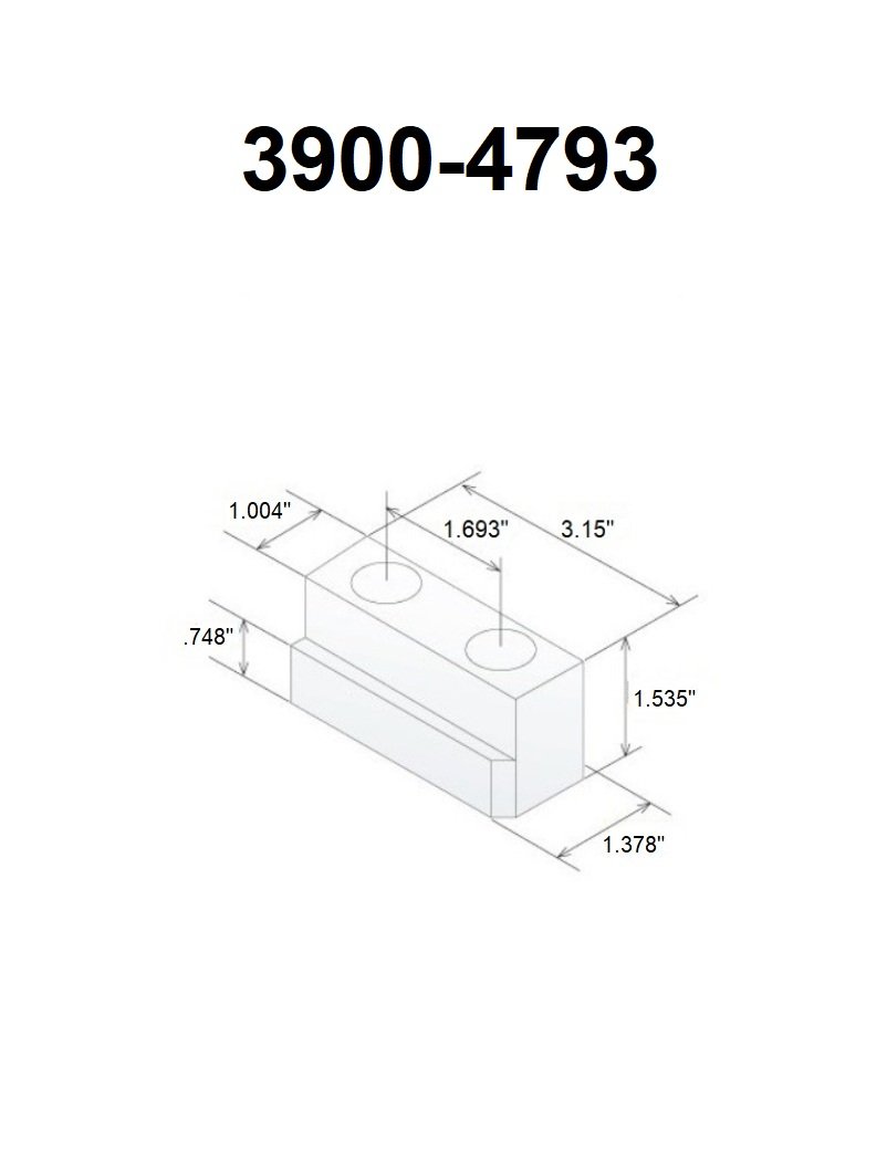 TAIKI 3 PIECE JAW T-NUT SET FOR 15 B-TYPE CHUCK (3900-4793) - Image 2
