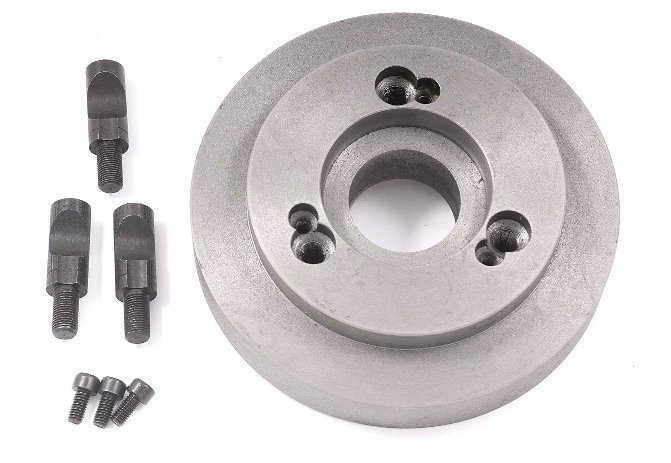 6" D-4 MOUNT BACK PLATE FOR 3-JAW CHUCKS (3900-4823)