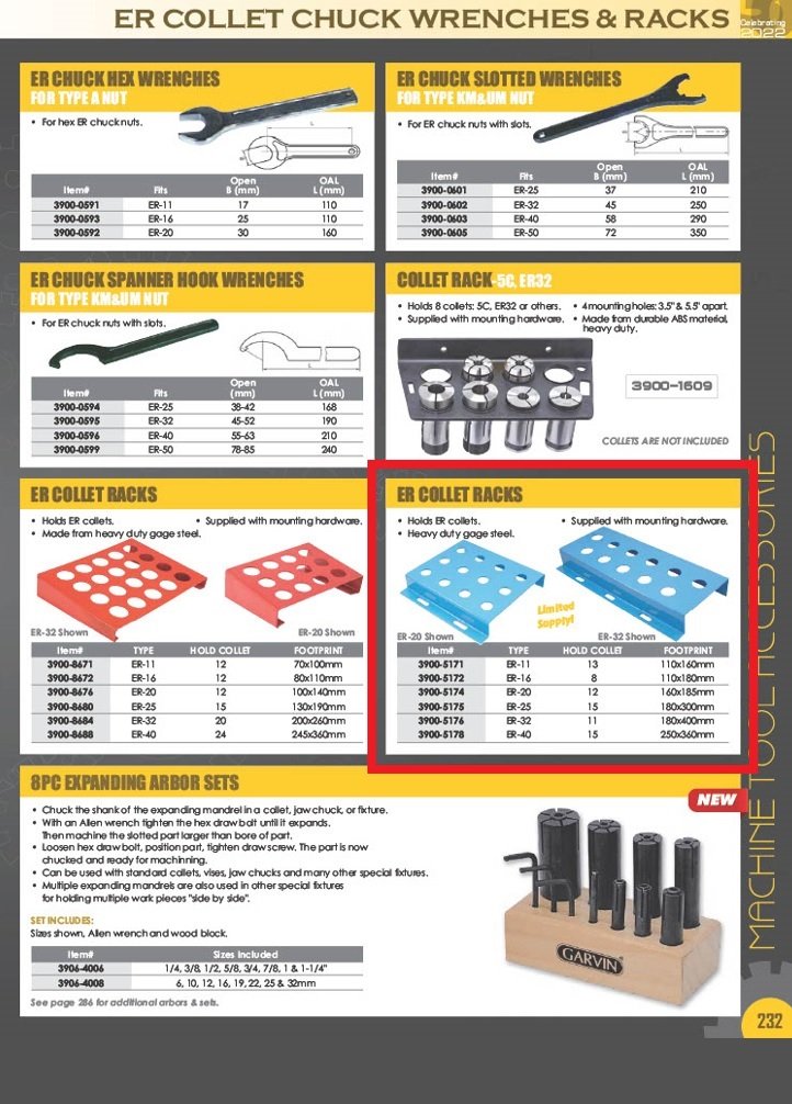 11 PIECE ER-32 COLLET RACK (3900-5176) - Image 2