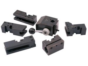 6 PIECE KDK STYLE-100 QUICK CHANGE TOOL POST & HOLDER SET (3900-5425)