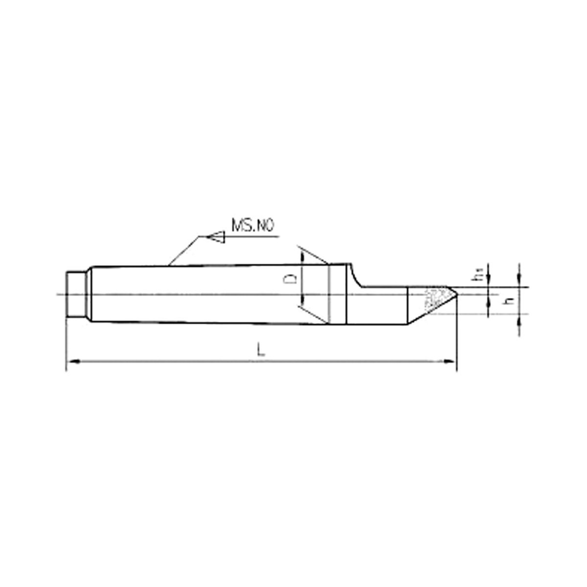 MT1 STEEL HALF-NOTCHED DEAD CENTER (3900-6051) - Image 2