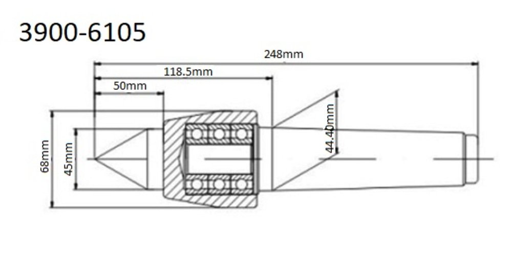 MT5 LIVE CENTER WITH REVOLVING BODY (3900-6105) - Image 2