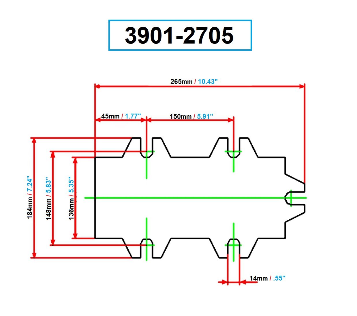 5" SUPER CROSS SLIDE VISE (3901-2705) - Image 3