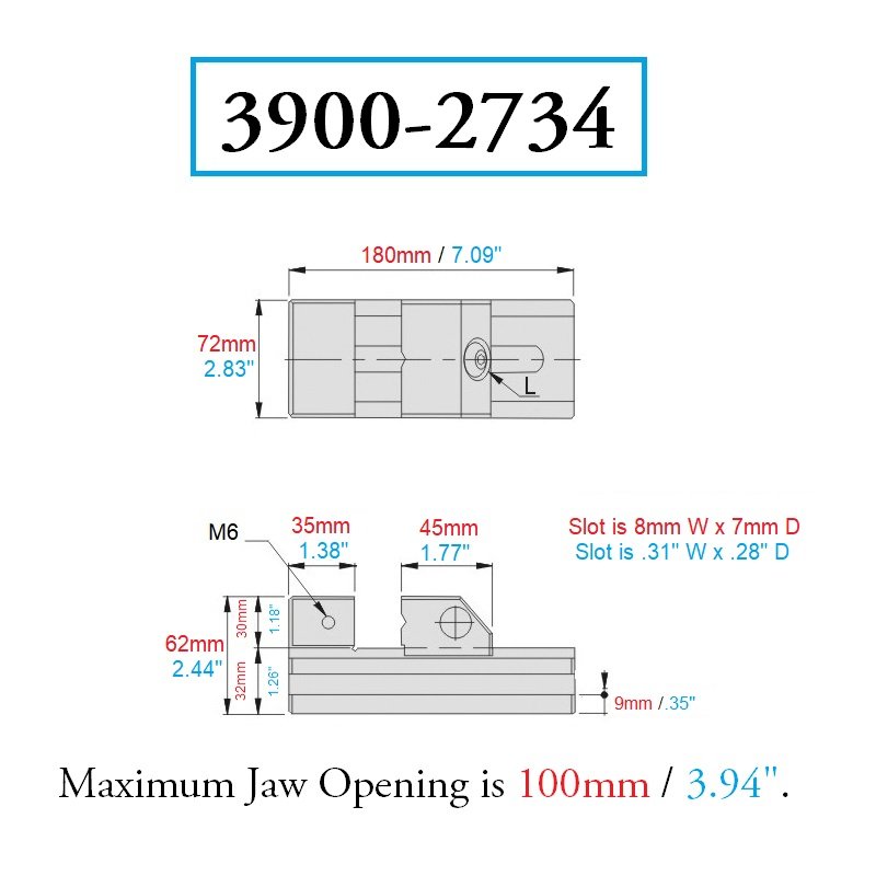 PRO-SERIES 72MM EDM STAINLESS STEEL VISE (3901-2734) - Image 2