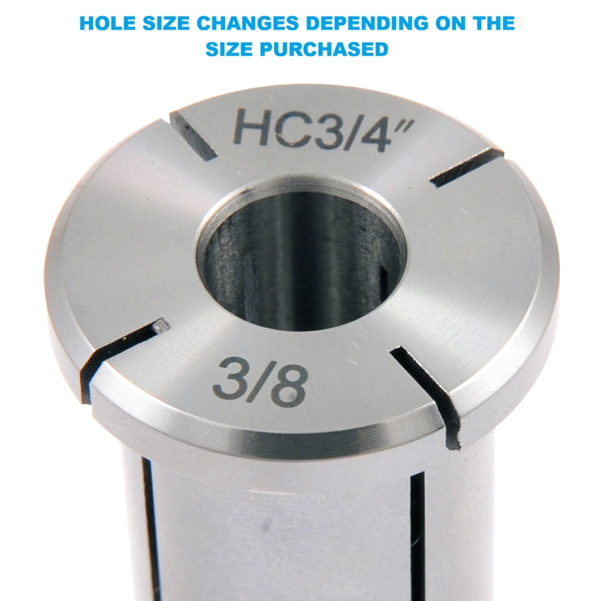 HHIP 3/4 O.D. X 5/16 I.D. HYDRAULIC CHUCK REDUCTION SLEEVE (3901-3927) - Image 3