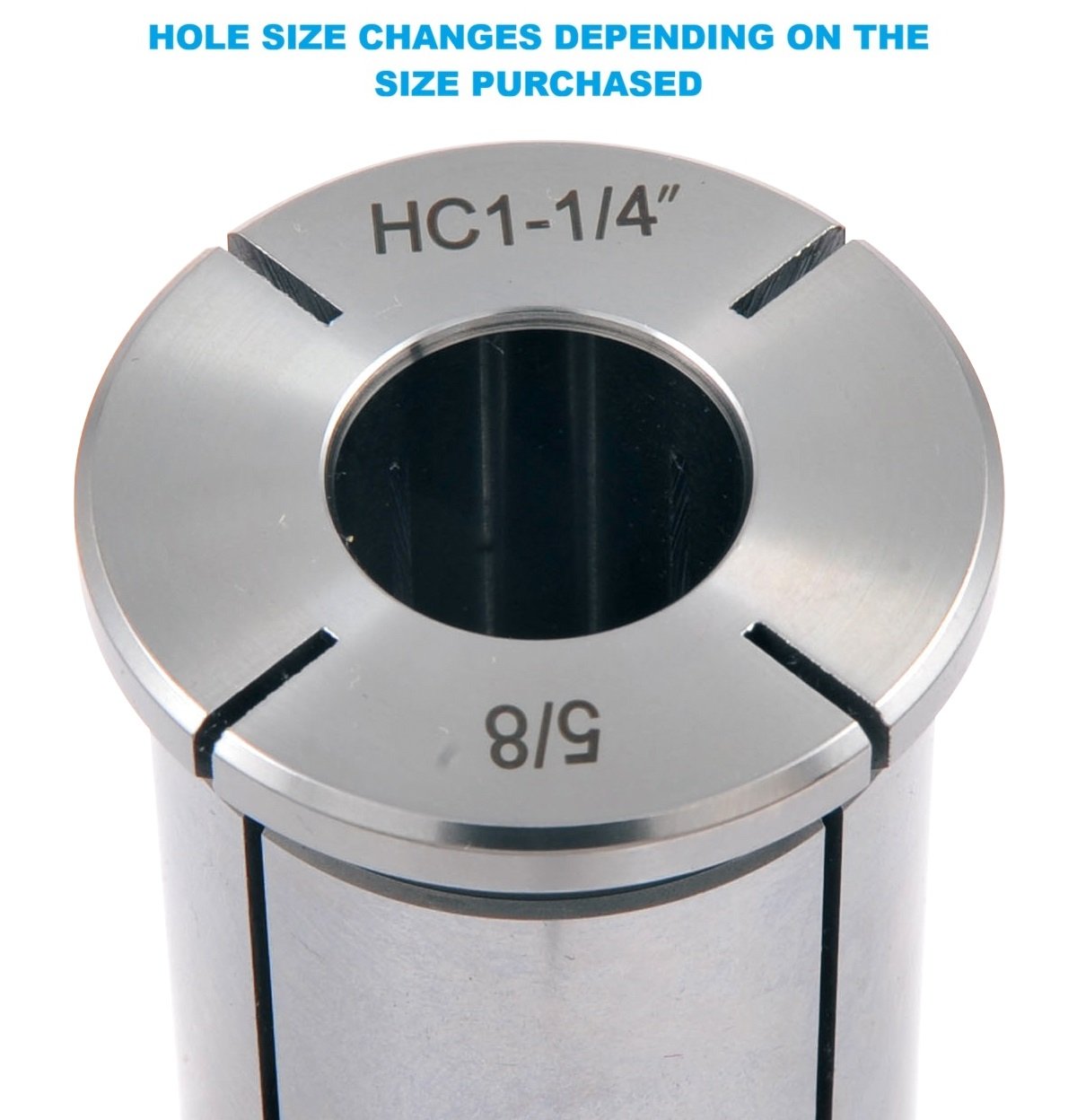 HHIP 1-1/4 O.D. X 1/2 I.D. HYDRAULIC CHUCK REDUCTION SLEEVE (3901-3963) - Image 3