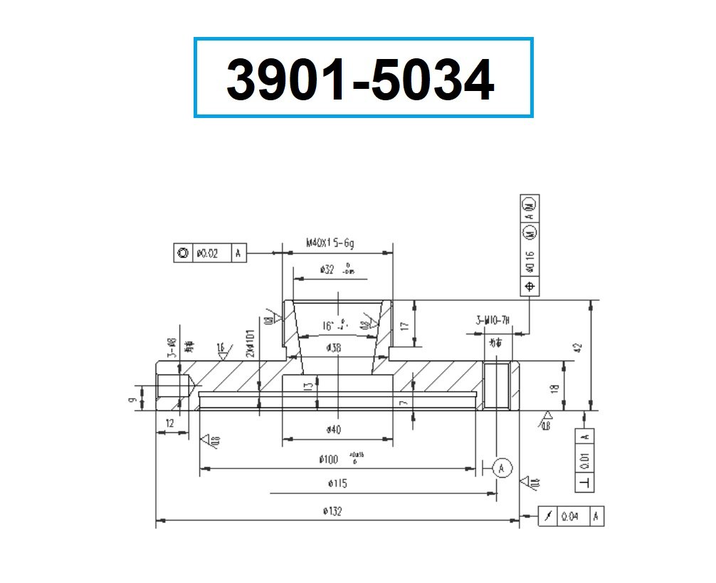 COLLET CHUCK FOR ER-32 (130MM DIAMETER.) (3901-5034) - Image 3