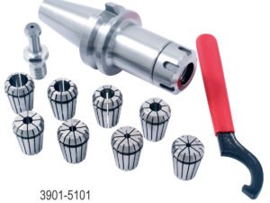 BT-40 ER-25 10 PIECE COLLET & CHUCK SET (3901-5101)