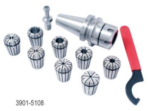 BT-40 ER-32 10 PIECE COLLET & CHUCK SET (3901-5108)