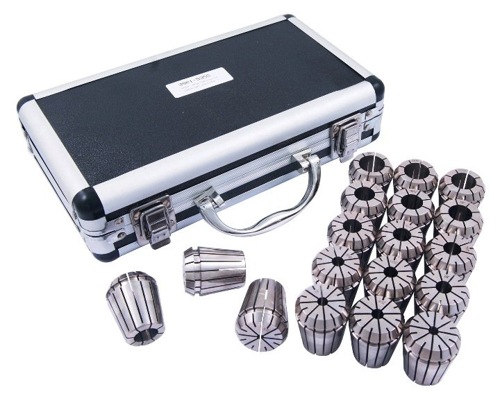 PRO-SERIES HIGH ACCURACY 18 PIECE 1/8-3/4" ER-32 SPRING COLLET SET (3901-5355) - Image 2