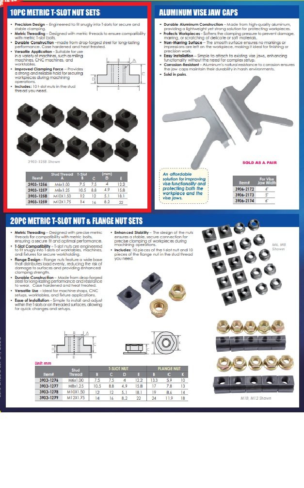 HHIP M10 X 1.50 10 PIECE T-NUT SET (3903-1258) - Image 4