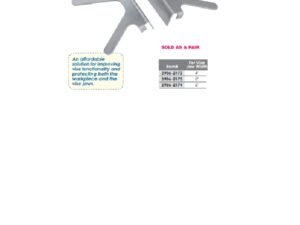 HHIP PAIR OF 4" WIDE ALUMUNIUM VISE JAW CAPS (3906-2172)