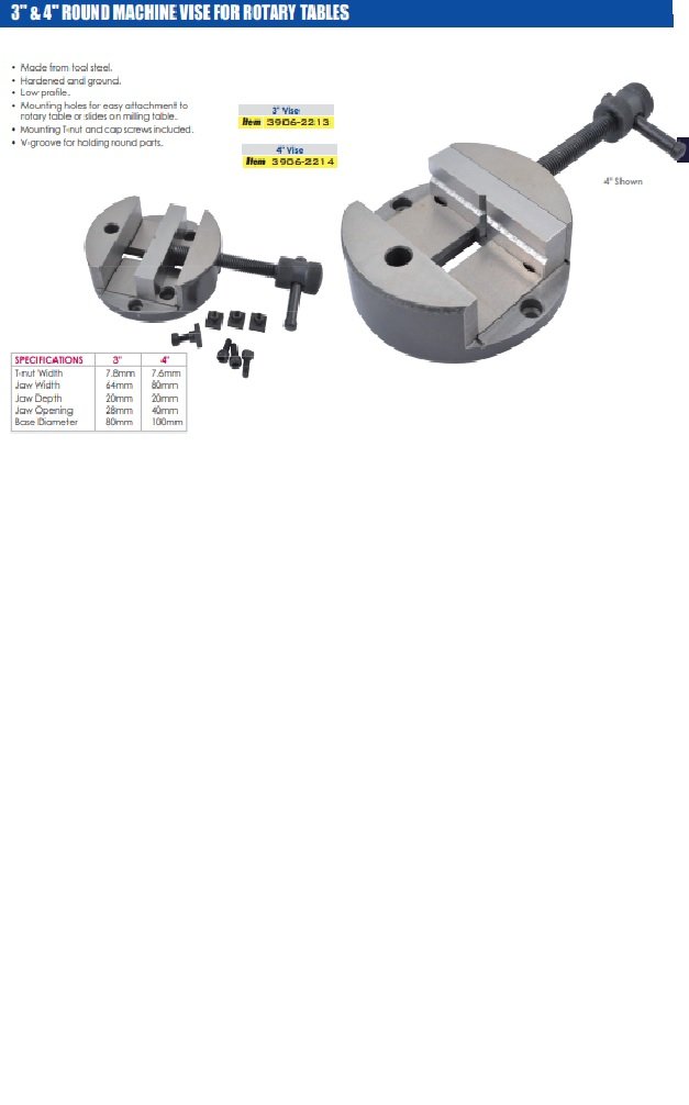 3" ROTARY TABLE VISE (3906-2213) - Image 8